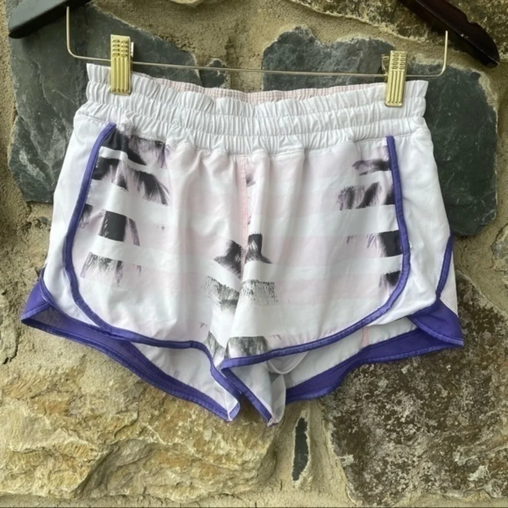 Lululemon Super Squad Short Sunset Stripe Blush Quartz Multi / White Iris Flower